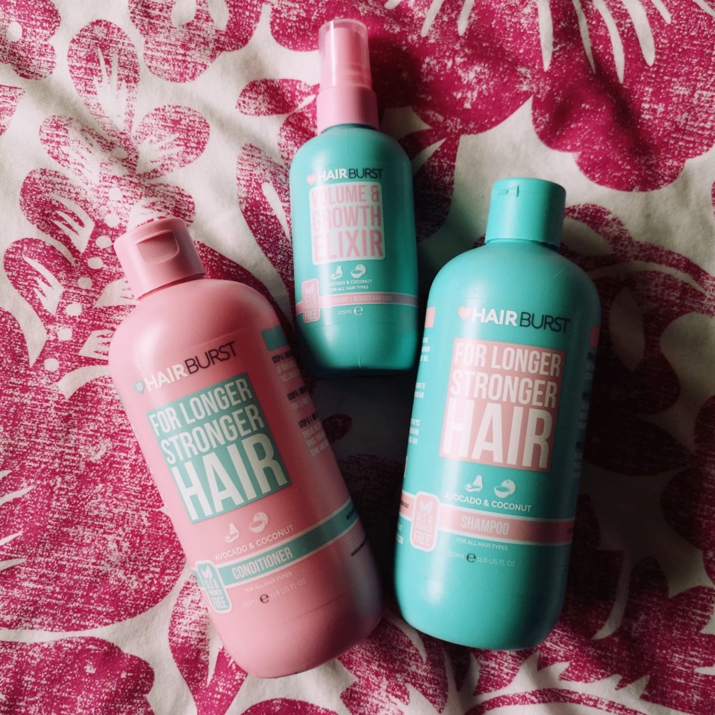 Hairburst Shampoo, Conditioner and Elixir