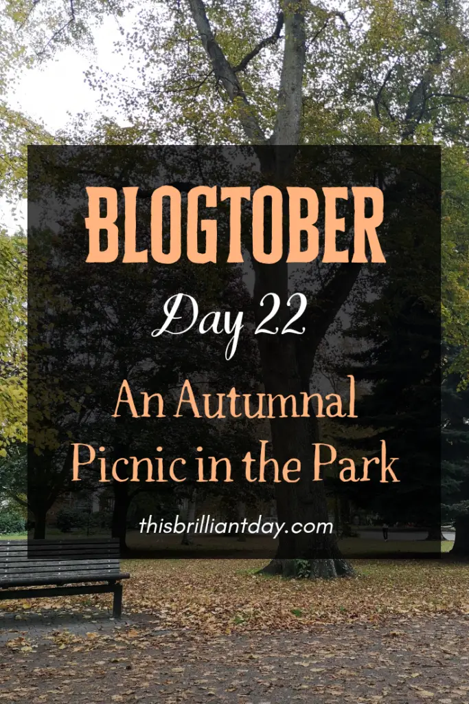 Blogtober Day 22 - An Autumnal Picnic in the Park