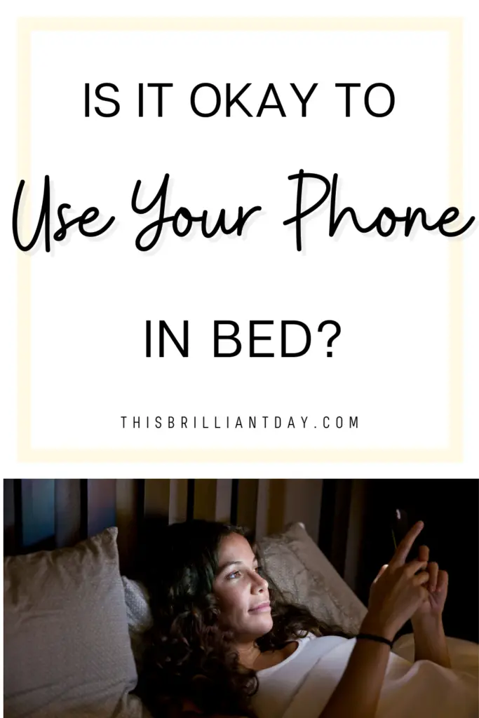 Is it Okay to Use Your Phone in Bed?