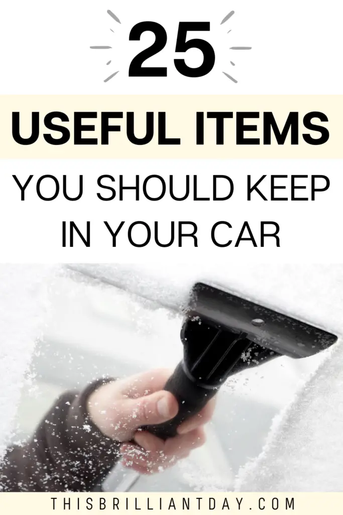 25 Useful Items You Should Keep In Your Car