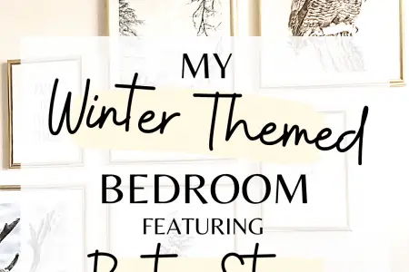 My Winter-Themed Bedroom Featuring Poster Store