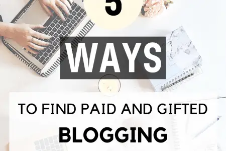 5 Ways To Find Paid and Gifted Blogging Opportunities